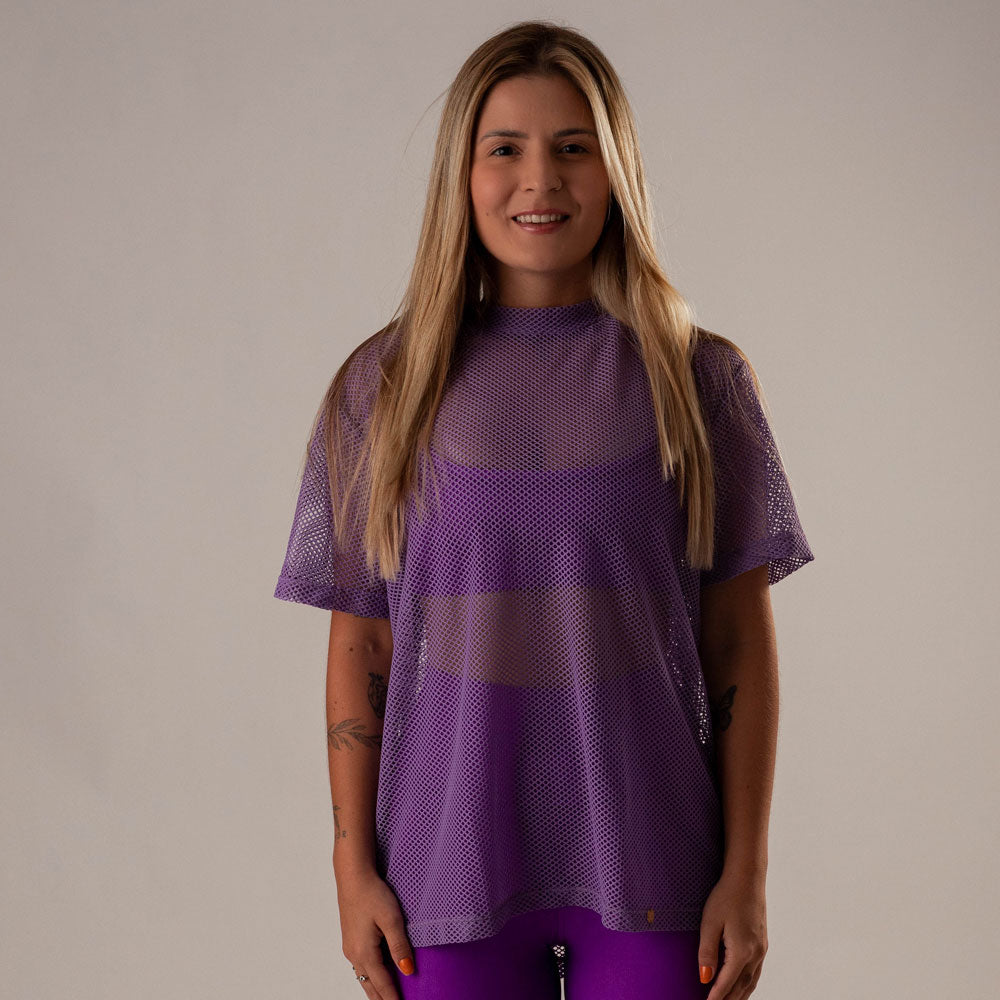 Camisa Over Pri Lilás