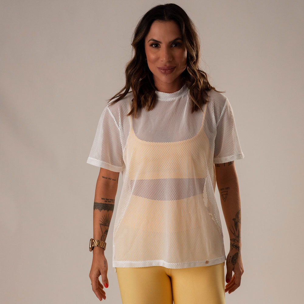 Camisa Over Pri Branco