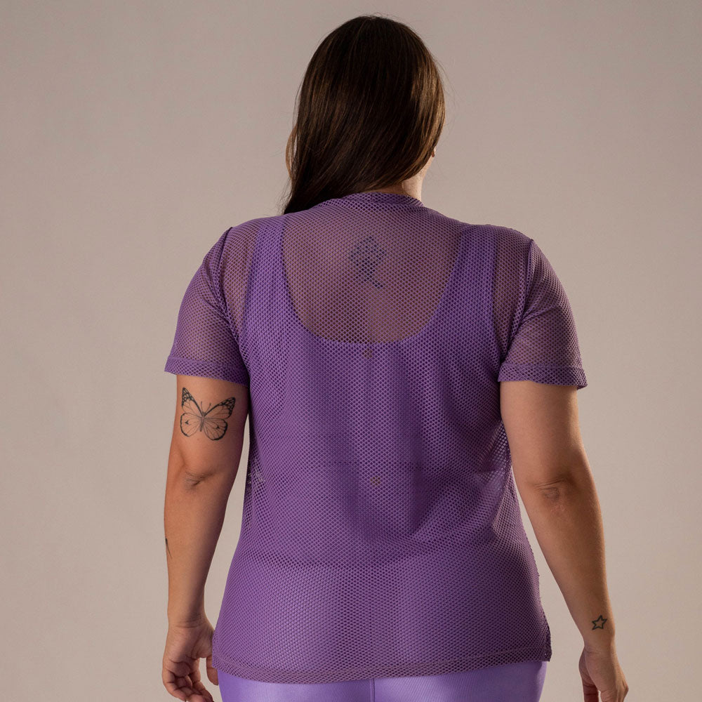 Camisa Over Pri Lilás