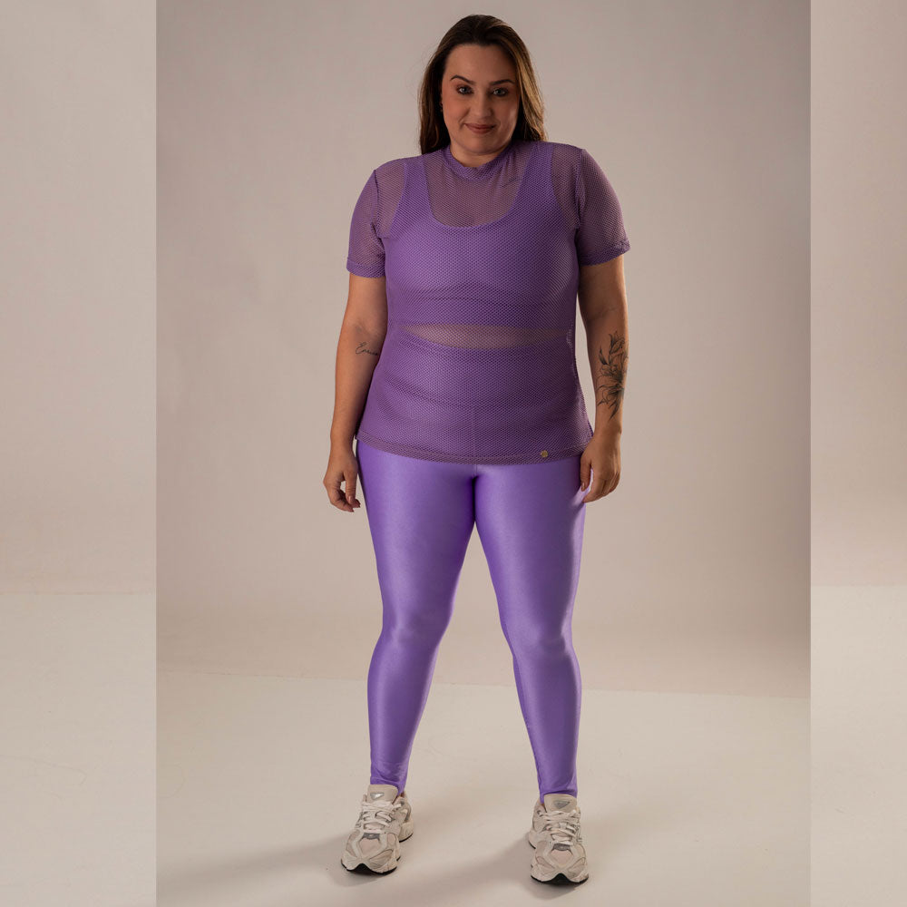 Camisa Over Pri Lilás