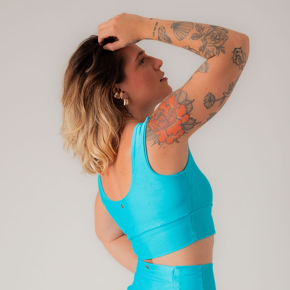 Top Valentina Skyblue