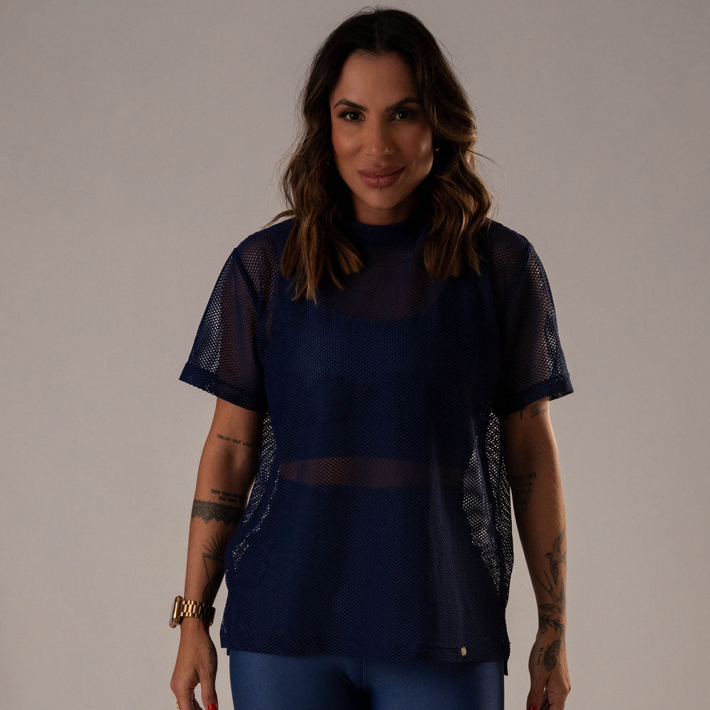 Camisa Over Pri Marinho