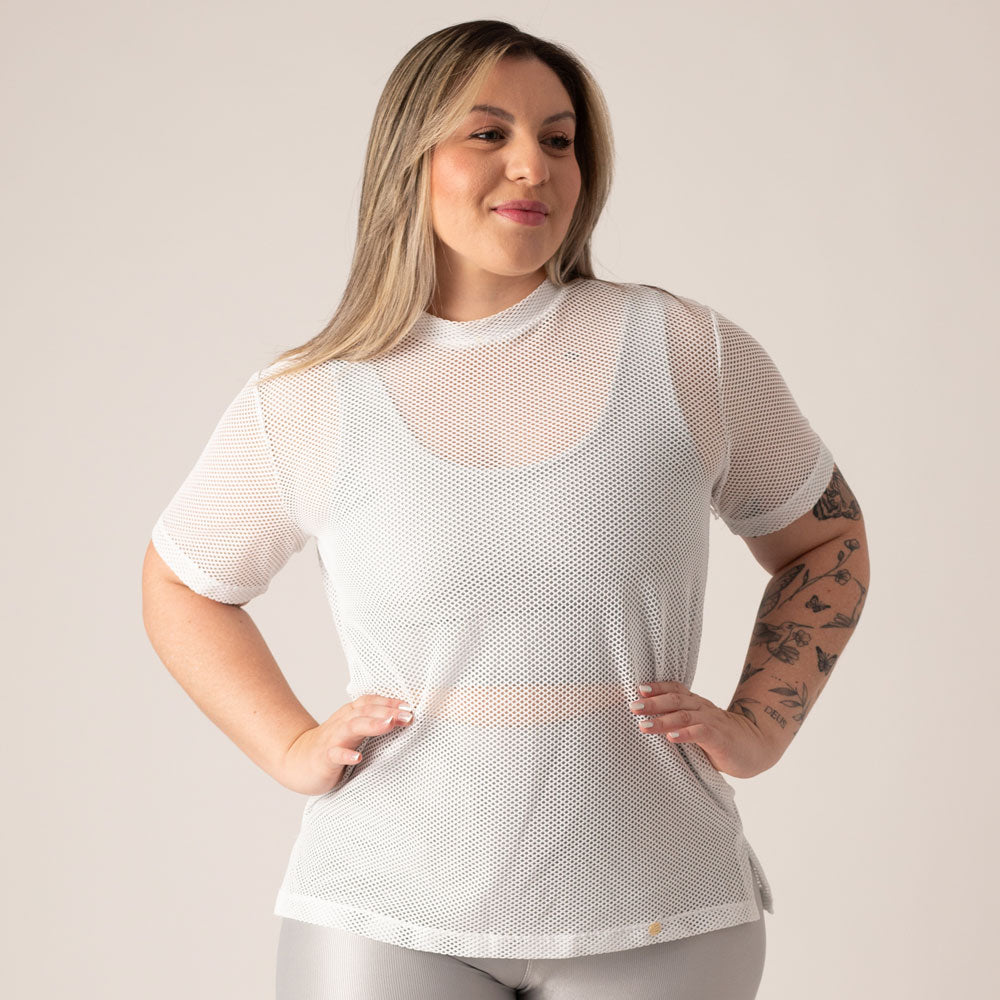 Camisa Over Pri Branco