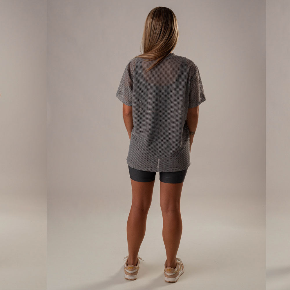 Camisa Over Pri Cinza