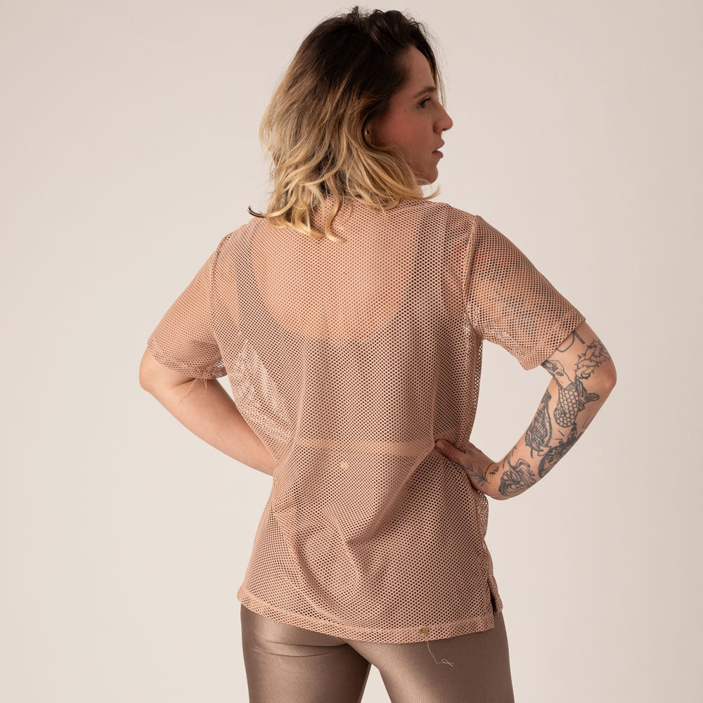 Camisa Over Pri Castanho