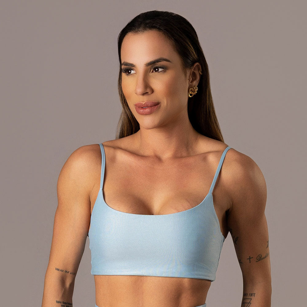 Top Martina Azul Sky