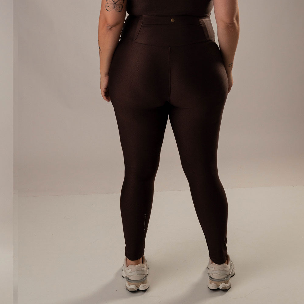Calça Legging Marcela Coffee