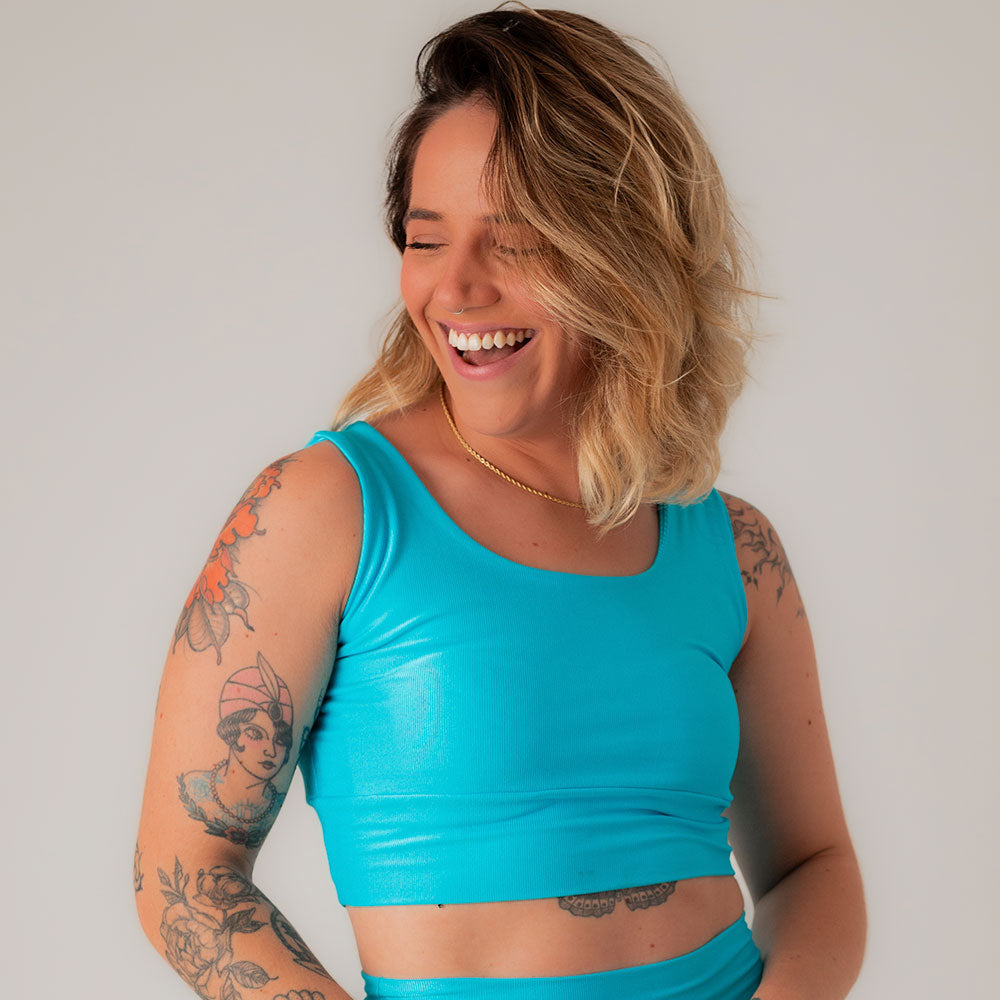 Top Valentina Skyblue