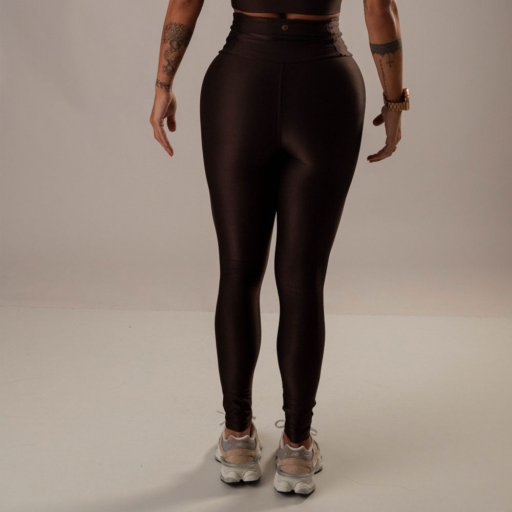 Calça Legging Marcela Coffee