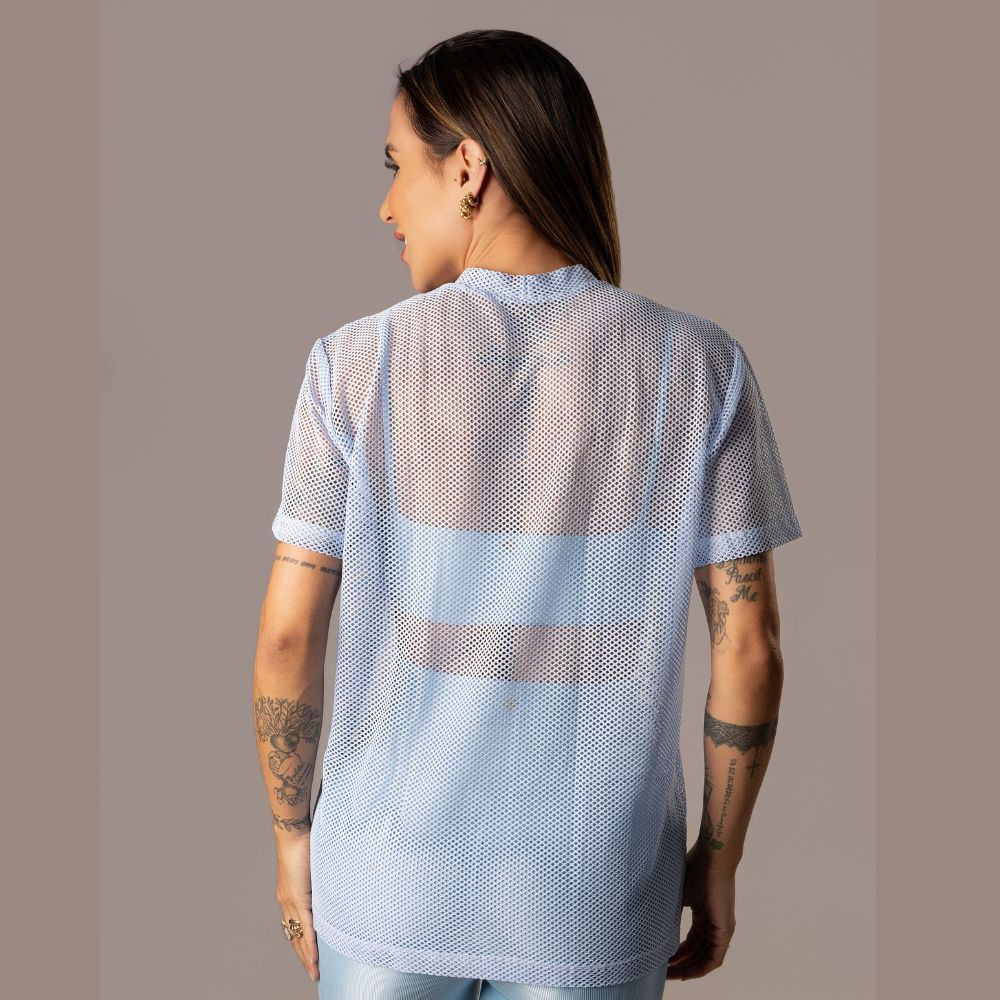 Camisa Over Pri Azul Sky