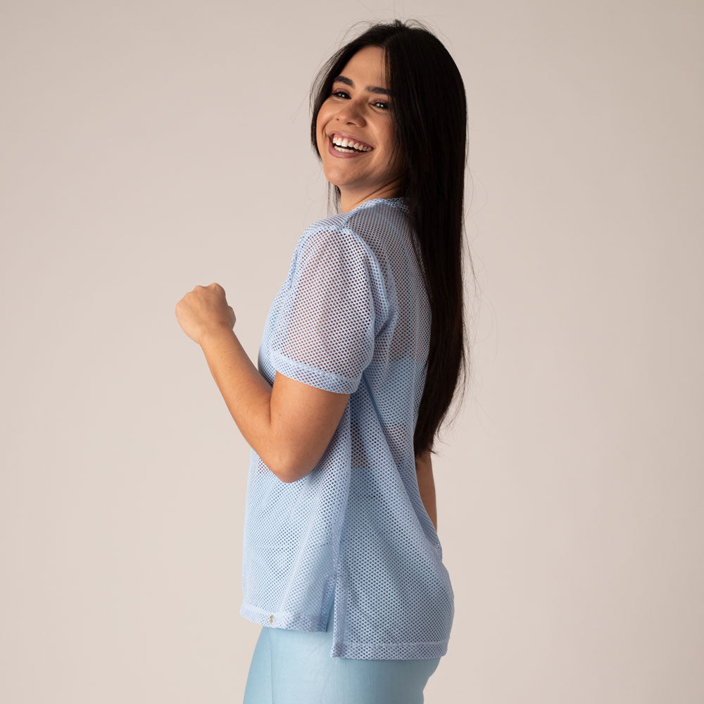 Camisa Over Pri Azul Sky