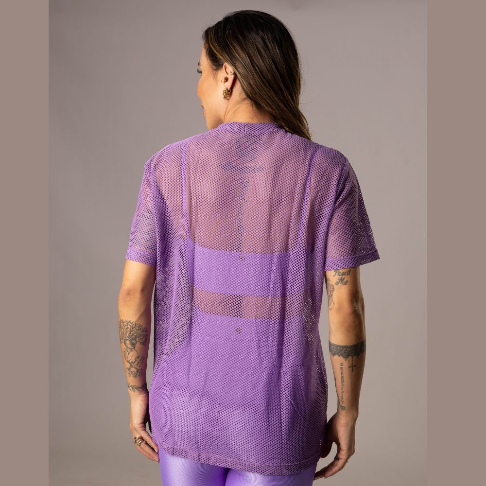Camisa Over Pri Lilás